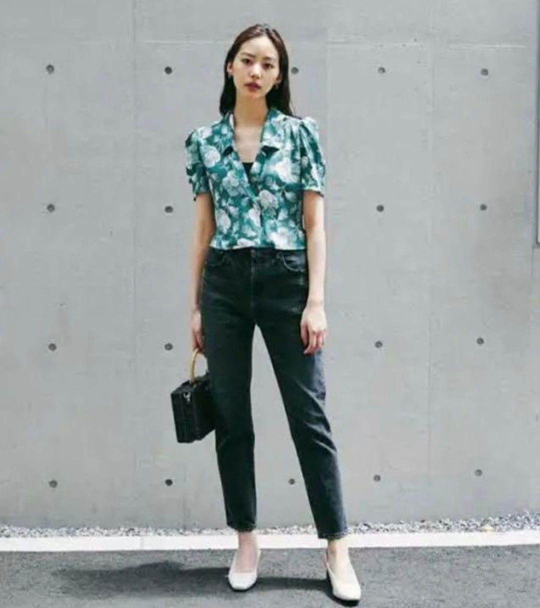 Blouse fleur